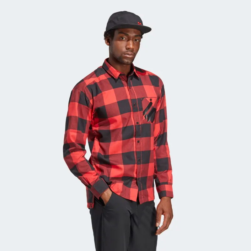Five Ten Brand of the Brave Flannel LS Shirt Red/Black-2